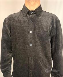 CAMICIA VELLUTO NERA