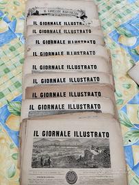 il giornale illustrato 10 copie 1864 e1865