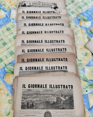 il giornale illustrato 10 copie 1864 e1865
