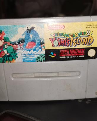 Cassetta Super Mario Yoshis island Nintendo 
