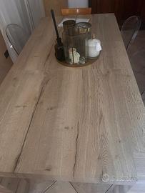 Tavolo moderno effetto legno
