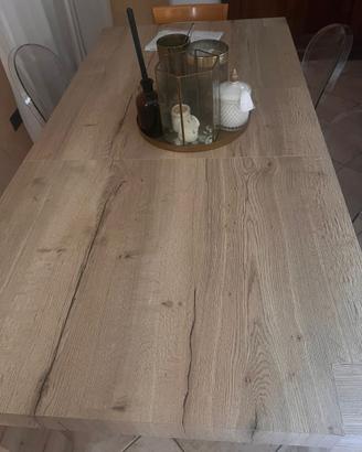 Tavolo moderno effetto legno
