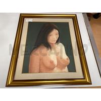 QUADRO DONNA NUDA DIPINTO A MANO