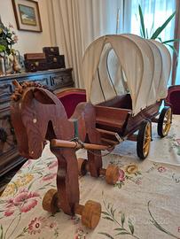 Diligenza in legno 