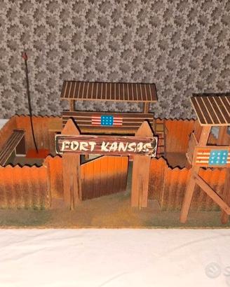 Fortino Fort Kansas e soldatini