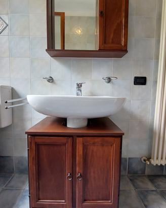 mobile bagno sottolavabo + specchiera