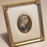 Antica Miniatura su Osso - Madonna di Filippo Lip