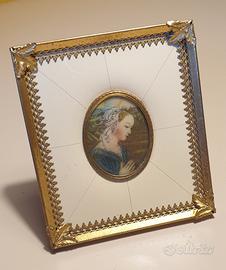 Antica Miniatura su Osso - Madonna di Filippo Lip