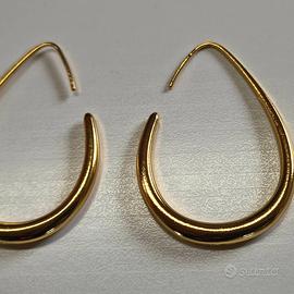 Set Parure Acciaio Inox Oro: Collana + Orecchini