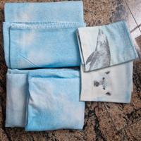 Lenzuolo azzurro chiaro 1 piazza in flanella 