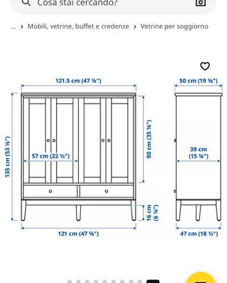 Mobile madia credenza Ikea idanas