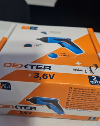 avvitatore senza fili Dexter 3,6 v