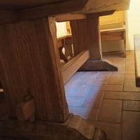 Tavolo in larice massello 16 posti con cassapanca