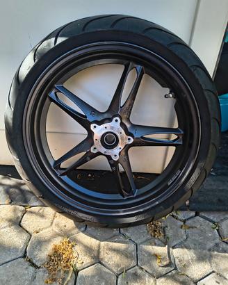 cerchio e gomma Michelin Triumph Speed triple