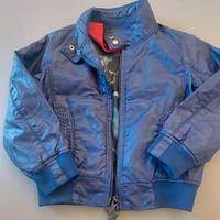 Giacca Pelle blu bambino