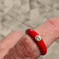 Anello smaltato Ti Sento Milano