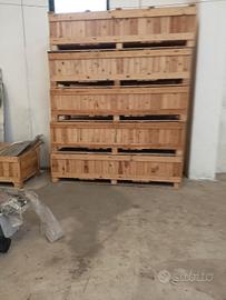 8 casse in legno 2,60x0.80x0.80 MT numero 8