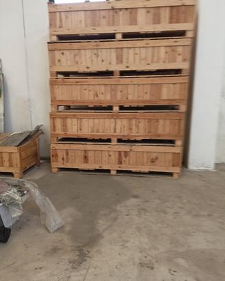 8 casse in legno 2,60x0.80x0.80 MT numero 8