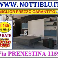 Letto a Scomparsa 2 piazze_12 rate €145 TASSO ZERO