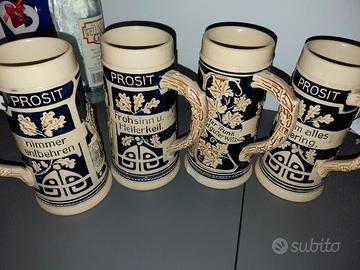 boccali da burra originali Germania 
