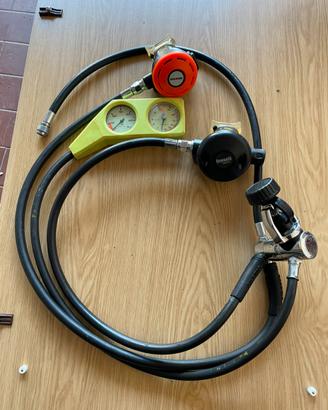 Scuba Octopus con manometro profondimetro