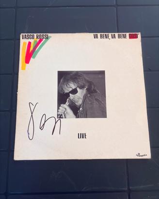 Vinile Vasco Rossi originale autografato