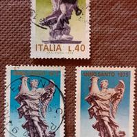 Lotto 3 francobolli (serie "Anno Santo 1975")