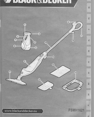 Lavapavimenti a vapore steam-mop