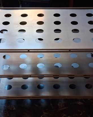 carrello multiuso metallo grigio ikea vintage