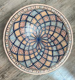 piatto grande in ceramica stile etnico marocchino