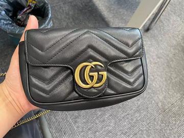 Gucci Marmont mini borsa 476433 DTDCT 1000 Abbigliamento e Accessori In vendita a Brescia