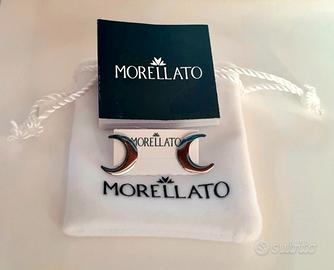 Morellato orecchini acciaio mezzaluna