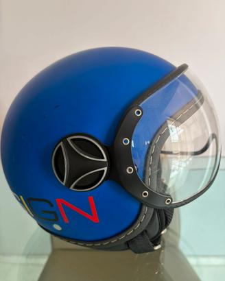 Casco da bambino Momo FGTR Baby blu opaco