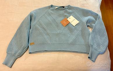 Maglioncino celeste cropped Blazer Bar S - NUOVO