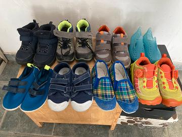 Lotto 8 paia Scarpe bambino usate numero 26