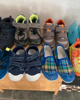 Lotto 8 paia Scarpe bambino usate numero 26