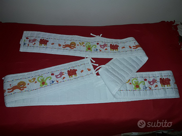 Paracolpi proteggi neonato per lettino