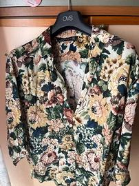Blusa tre quarti Zara floreale