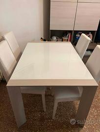 tavolo modello wood mondo conven+4 sedie