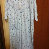 Camicia da notte fantasia donna nuova Tg.M