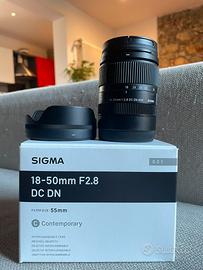 Obiettivo Sigma 18-50mm F2.8 per Sony E-Mount