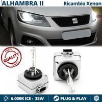 2 Lampadine BI-Xenon D3S 6000K per Seat Alhambra 2