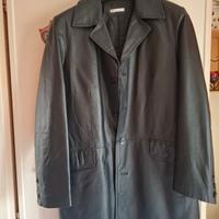 CAPPOTTO LUNGO VERA PELLE  DA UOMO