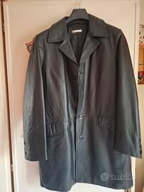 CAPPOTTO LUNGO VERA PELLE  DA UOMO