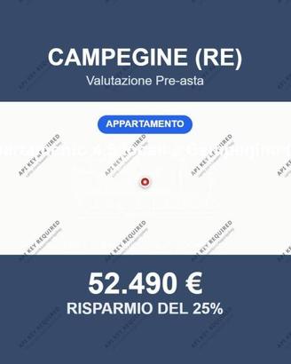 Immobile in asta di 92 m² con box auto a Campegine