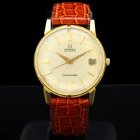 Omega Seamaster 60s 18 kt gold 34 mm ref 166003