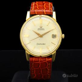 Omega Seamaster 60s 18 kt gold 34 mm ref 166003