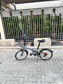 Bici pieghevole BTWIN con accessori