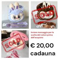 Labubu - Borsetta a mano peluche - Lilla