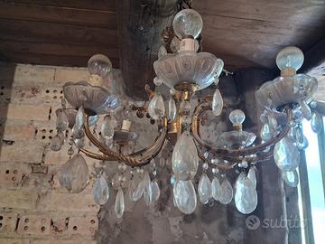 lampadario a gocce